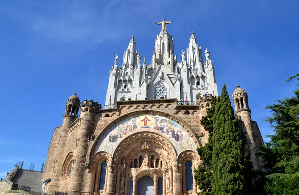 Barcelona'da İsa'nın kutsal kalbi expiatory Kilisesi — Stok fotoğraf