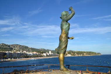 Bir Lloret de Mar, İspanya görünümü