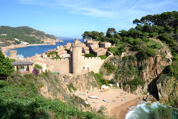 Paesaggio a Tossa de Mar in Girona, Spagna — Foto Stock