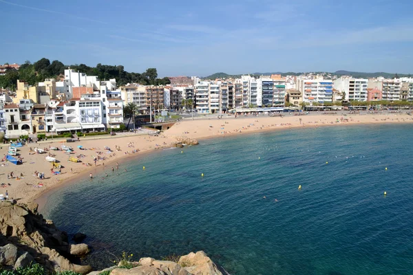 Stranden i Blanes, Girona, Spanien — Stockfoto