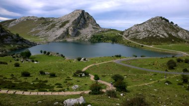 Göl Enol de Asturias, İspanya