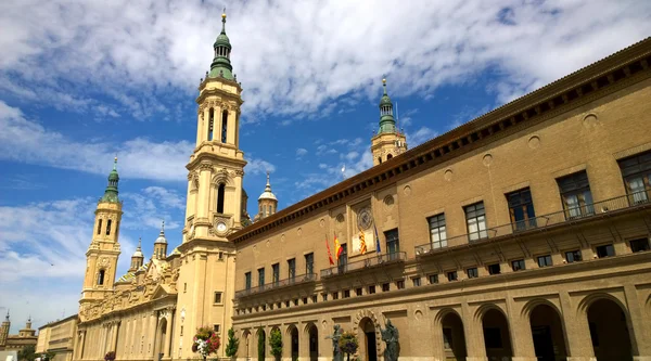 Şehir merkezine, Zaragoza, İspanya — Stok fotoğraf