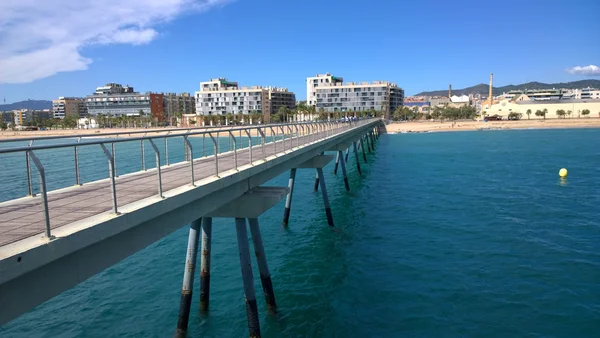 Bridge Oil - Pont del Petroli, Badalona, Spain — Stock Photo, Image