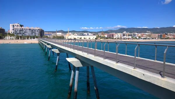 Pont del petroli, badalona, Hiszpania — Zdjęcie stockowe