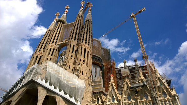 Sagrada Familia in Barcelona, Spain