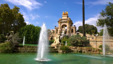 Çeşme parc de la ciutadella, Barselona, İspanya