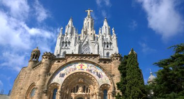 İspanya, Barselona 'da İsa' nın Kutsal Kalbi Expiatory Kilisesi