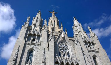 İspanya, Barselona 'da İsa' nın Kutsal Kalbi Expiatory Kilisesi