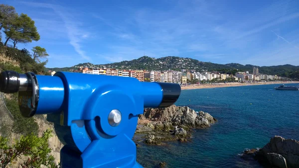 Plaj, lloret de mar, Katalonya, İspanya — Stok fotoğraf