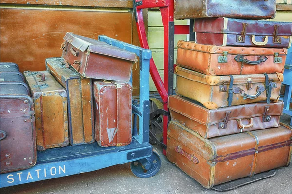 Old suitcases — Stock Photo, Image