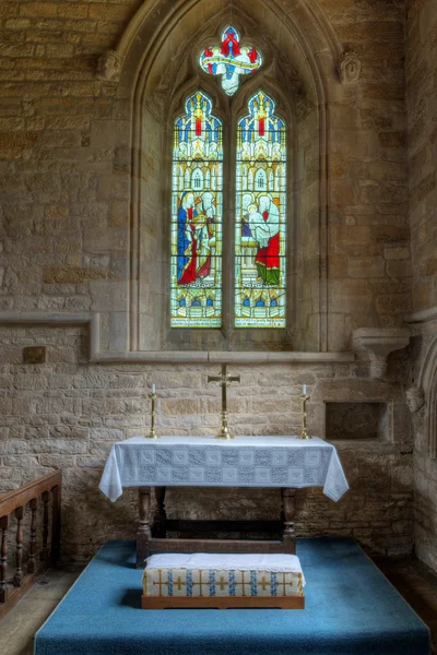 Piccola cappella laterale in una chiesa inglese — Foto Stock