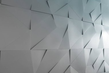 Duvarın soyut geometrik arka planı. Gri duvar dokusu soyut arkaplan. Basit soyut duvar kağıdı.