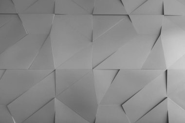 Duvarın soyut geometrik arka planı. Gri duvar dokusu soyut arkaplan. Basit soyut duvar kağıdı.