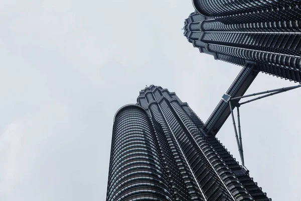 Zicht Petronas Twin Towers Kuala Lumpur Maleisië — Stockfoto