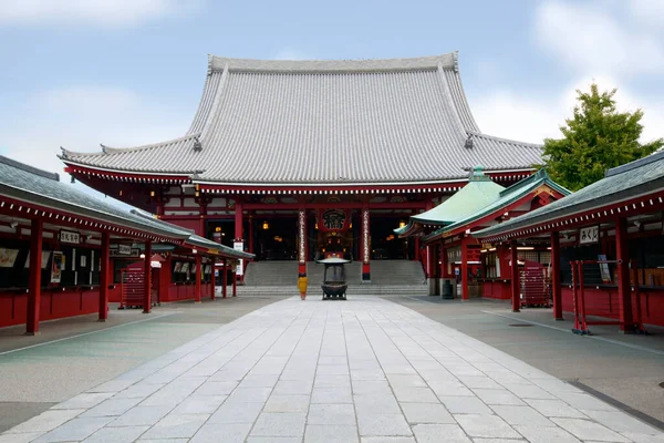 Asakusa Tokyo Japonya Daki Senso Tapınağının Manzarası — Stok fotoğraf