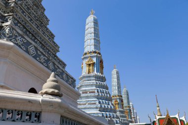 Wat Phra Kaew Bangkok, Tayland 'daki Büyük Saray' da.