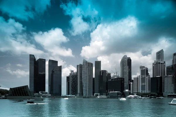 Центральный Деловой Район Сингапура Cbd Сингапуре — стоковое фото