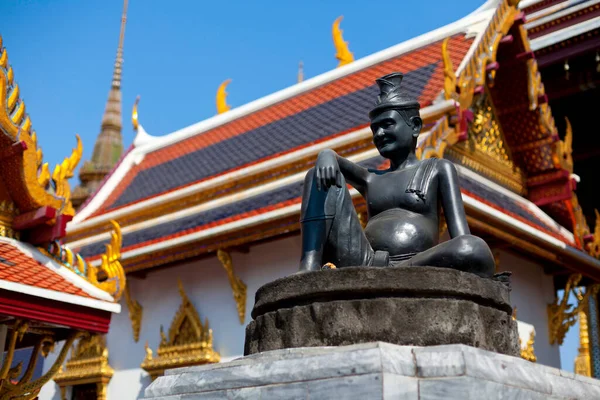 Wat Phra Kaew Grand Palace Bangkokban Thaiföldön — Stock Fotó