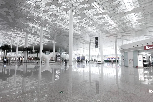 Aeroporto Interior Aeroporto Internacional Shenzhen Bao — Fotografia de Stock