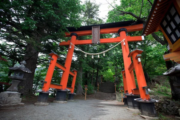 Japonya Daki Arakura Sengen Parkı Yakınlarında Küçük Bir Ruh Evi — Stok fotoğraf