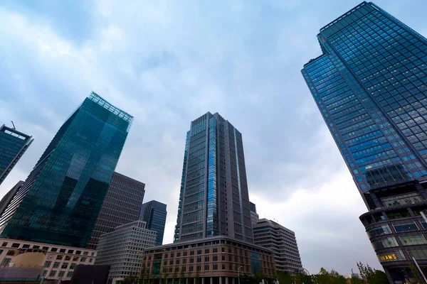 Vista Plaza Estación Tokio Con Edificios Oficinas Locales Visitantes Tokio —  Fotos de Stock