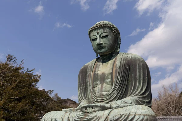 Velký Buddha Daibutsu Ktoku Kamakura Prefektura Kanagawa Japonsko — Stock fotografie