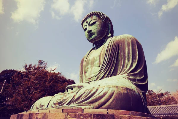 Nagy Buddha Daibutsu Ktokuban Kamakura Kanagava Prefektúra Japán — Stock Fotó