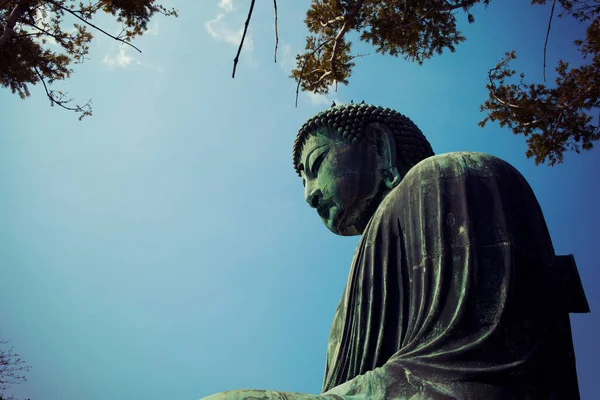 Velký Buddha Daibutsu Ktoku Kamakura Prefektura Kanagawa Japonsko — Stock fotografie