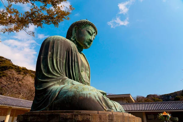 Velký Buddha Daibutsu Ktoku Kamakura Prefektura Kanagawa Japonsko — Stock fotografie