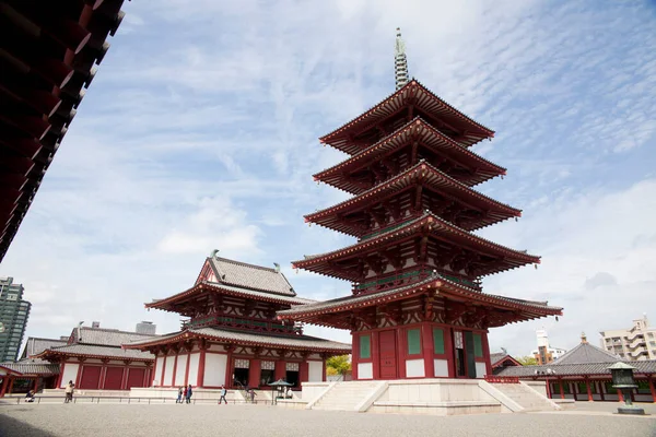 大阪の四天王寺にある五重塔 — ストック写真