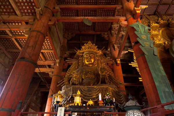 Nagy Buddha Todai Templomban Nara Ban — Stock Fotó