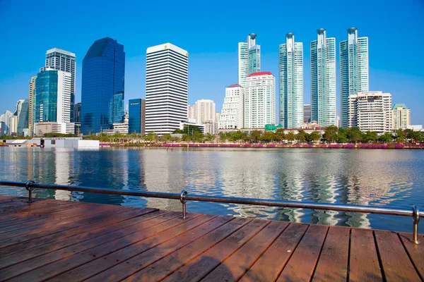 Skyskrapa Och Stadsbild Bangkok — Stockfoto