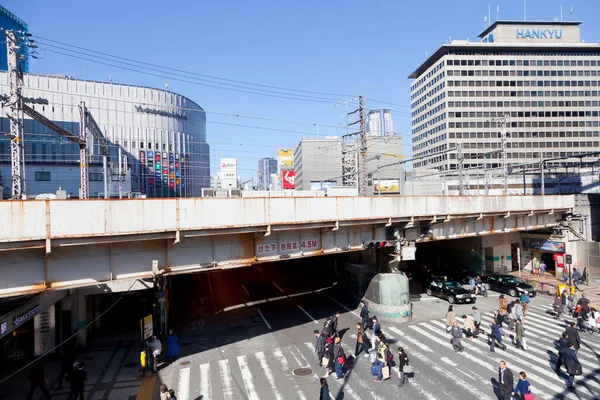 Osaka Station Osaka Japan Det Stor Järnvägsstation Umeda Distriktet Kita — Stockfoto