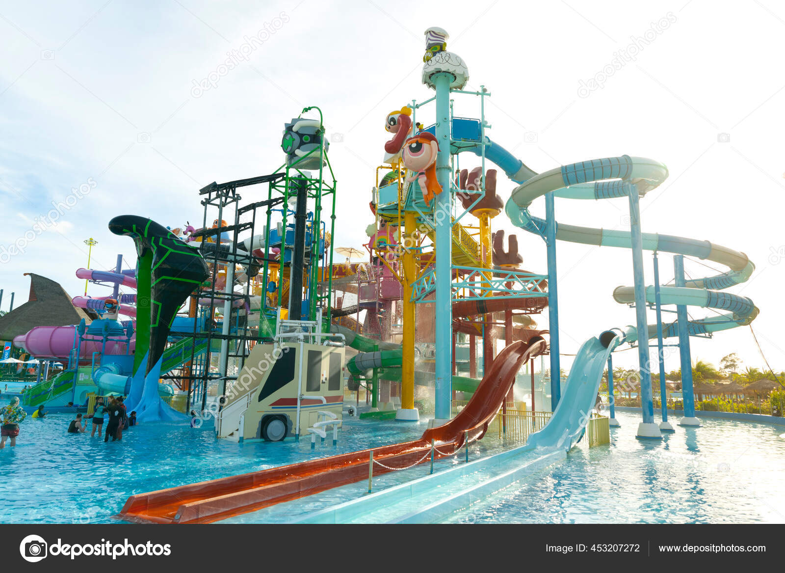 Cartoon Network Amazone Water Park New Recreation Pattaya Thailand Park