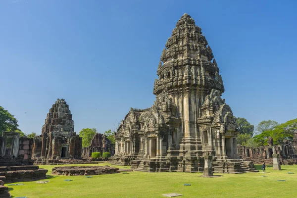 Parque Histórico Prasat Hin Phimai Nakorn Ratchasima Nordeste Tailândia — Fotografia de Stock