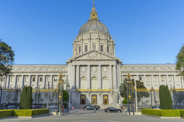 Beautiful Architecture City Hall Blue Sky San Francisco — Stock Photo, Image