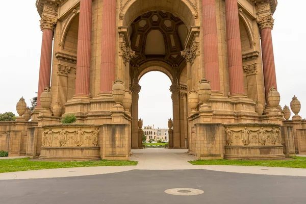 Hermosa Vista Del Palacio Bellas Artes San Francisco Recreación Parques — Foto de Stock