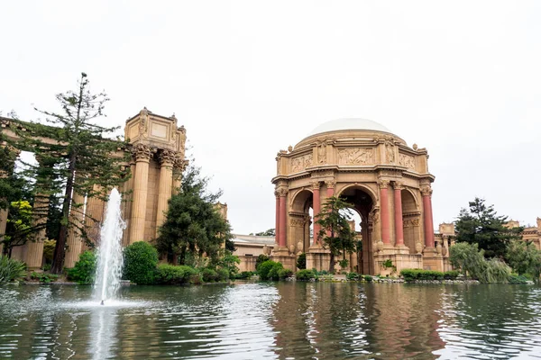 Hermosa Vista Del Palacio Bellas Artes San Francisco Recreación Parques — Foto de Stock