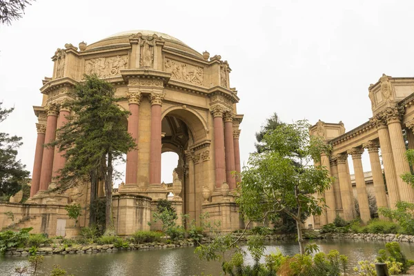 Hermosa Vista Del Palacio Bellas Artes San Francisco Recreación Parques — Foto de Stock