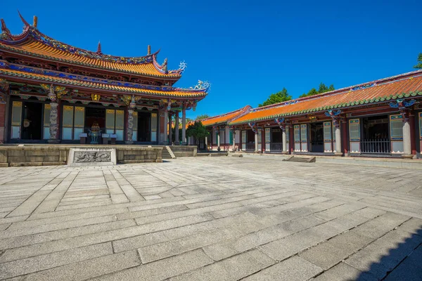 Taipei Konfuciusz Templom Ellen Kék Taipei Tajvan — Stock Fotó
