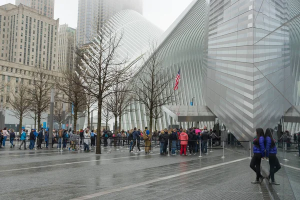 Abd Nin New York Şehrindeki Dünya Ticaret Merkezi Metro Istasyonundaki — Stok fotoğraf