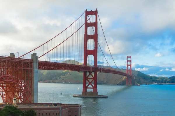 Beautiful Scene Golden Gate Bridge Looking Battery East Trail San — Stock Photo, Image