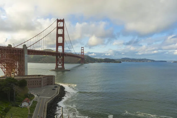 Beautiful Scene Golden Gate Bridge Looking Battery East Trail San — Stock Photo, Image