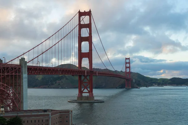 Beautiful Scene Golden Gate Bridge Looking Battery East Trail San — Stock Photo, Image