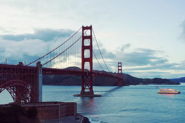 Beautiful Scene Golden Gate Bridge Looking Battery East Trail San — Stock Photo, Image