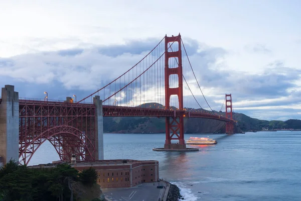 Beautiful Scene Golden Gate Bridge Looking Battery East Trail San — Stock Photo, Image