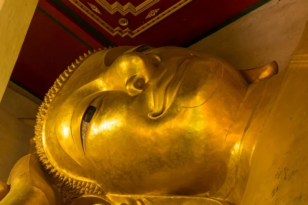 Nedávná Socha Buddhy Wat Pho Bangkok Thajsko — Stock fotografie