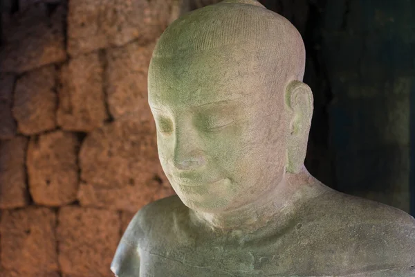 Kamenná Socha Shiva Historickém Parku Prasat Hin Phimai Nakorn Ratchasima — Stock fotografie