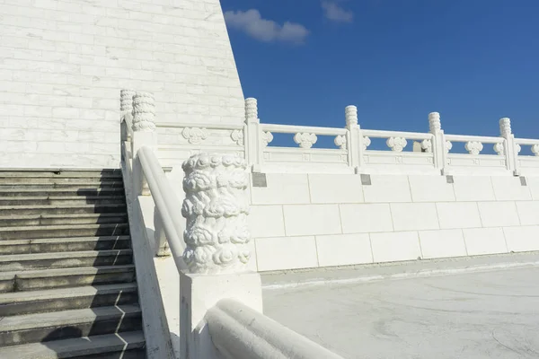 Gente Caminando Por Chiang Kai Shek Memorial Hall Taipei Taiwán — Foto de Stock