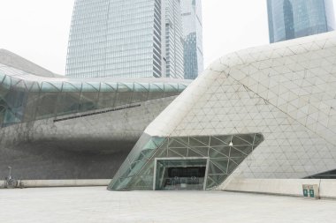 Guangzhou Opera Evi, Guangzhou, Çin.